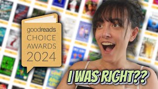 PREDICTING AND REACTING TO THE 2024 GOODREADS CHOICE AWARDS 🏆 [upl. by Dnumsed391]