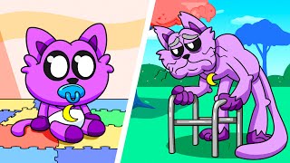 BIRTH to DEATH of CATNAP Cartoon Animation [upl. by Nolyd]