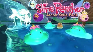 Every new skin in the Secret Style Pack  Slime Rancher DLC [upl. by Thanasi]