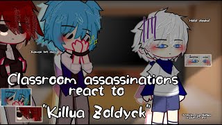 🔪 Assassination classroom react to Killua Zoldyck  Gacha club  English  Indonesia  Request [upl. by Parrish]