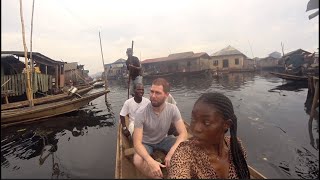 Entering Nigerias Floating Slum 85 [upl. by Eliott]