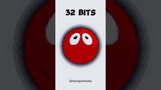 64 bits 32 bits 16 bits 8 bits 4 bits 2 bits 1 bit 12 bit 14 bit  Roblox Red Ball shorts [upl. by Brownley]