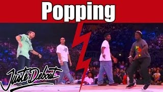 Popping Best 16  Juste Debout 2011  Sagy amp Salas vs Marabout amp Blondy [upl. by Nnewg]