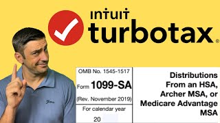 IRS Form 1099SA  HSA  TurboTax Tutorial for Health Savings Account [upl. by Tneciv]