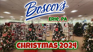 CHRISTMAS 2024 AT BOSCOVS  ERIE PA [upl. by Llezo]