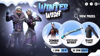 Winter Wish Event 😮  Purple Shede Bundle Return  All Criminal Bundle Return  Free Fire New Event [upl. by Etnod]