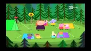 Peppa Pig Serie 2 Episodio 45 Il campeggio [upl. by Nimad622]