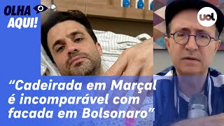 Reinaldo Vídeo de Pablo Marçal com máscara de oxigênio e comparação com facada são cenas patéticas [upl. by Santana536]