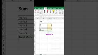 Excel for Beginners Malayalam Tutorials  Sum Function [upl. by Eikcuhc]