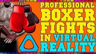 CHAMPION PRO BOXER TRYS VR MIXED REALITY BOXING  The Thrill of the Fight  MRVRARPSVR [upl. by Roter743]