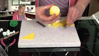 Lemon Cane  Polymer Clay Tutorial not FIMO  its Cernit [upl. by Scibert]