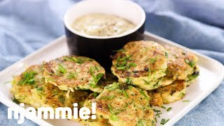 Courgettekoekjes Recept  njammie [upl. by Cecile]