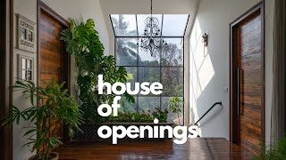 Varun amp Pujas Abode  House Of Openings  A dream house with sustainable living [upl. by Nehcterg]