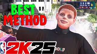 FASTEST 99 OVERALL AND BADGE GLITCHMETHOD NBA 2K25 [upl. by Asirem210]