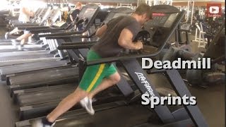 Treadmill Machine Sprint Training Deadmill Sprints [upl. by Selimah]