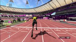 BOLT 200M world record London 2012 xbox [upl. by Reiner432]