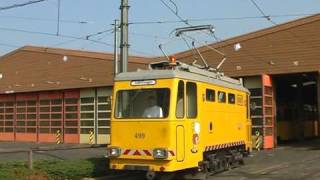 Ehem Hamburger StraßenbahnSchleifwagen in Karlsruhe [upl. by Graniela131]