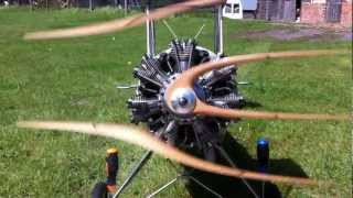 Evolution 7 Cylinder Radial Engine for RC Aircraft  Aeroplane Review by RC Flyer Magazine [upl. by Aneetak]