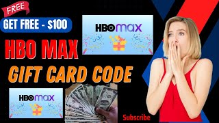 How to get 100 FREE HBO Max HBO Max Promo Code for UNLIMITED HBO Max 2024 [upl. by Arahd497]