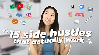 15 Side Hustle Ideas for 2024 💸 businesses my friends amp I have tried and made it work [upl. by Pontias869]