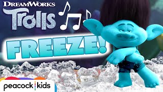 🎶 FREEZE 🎶 Play Poppy’s Freeze Dance Game  TROLLS [upl. by Davilman]