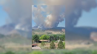 Growing wildfire west of Loveland prompts mandatory evacuations [upl. by Ylecic]