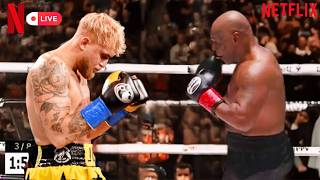 ITS OVER😨 Mike Tyson VS Jake Paul Full Fight HIGHLIGHTS  Netflix 2024 [upl. by Groscr]