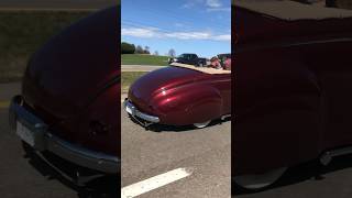 Cruising in the tail dragger ‘39 Merc custom leadsled lowrider kustom 1939mercury [upl. by Annahsit]