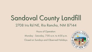 Sandoval County Landfill [upl. by Lietman]