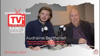 Audraine Berthollet est sur Radio GAGA avec Pat Françon [upl. by Afital]