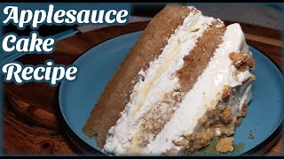 Applesauce Cake No eggs The BEST cake I ever ate 2 Salty Recipe [upl. by Narut]