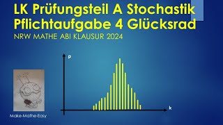 LK Prüfungsteil A Mathe Abi Klausur NRW 2024 Pflichtaufgabe 4 Stochastik [upl. by Nath]