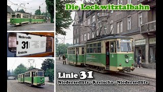 Straßenbahn Dresden  Die Lockwitztalbahn  Linie 31 [upl. by Fatsug881]