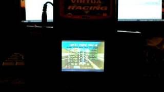 Virtua Racing on Sega Nomad [upl. by Annirac]