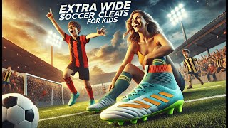 ⚽ curunect UnisexChild Soccer Cleats Training Football Shoes  Best Extra Wide Soccer Cleats Kids 👟 [upl. by Notnilc]