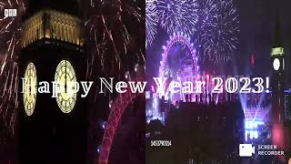 London New Year Fireworks 2023 [upl. by Demmahum]