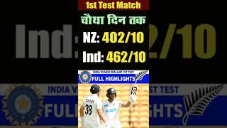 Ind vs NZ 1st Test Day 4 Highlights 2024 🔥🔥 IND vs NZ Highlights 2024Today Match Highlights [upl. by Savinirs33]