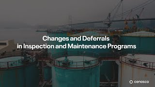 Changes and Deferrals in Inspection and Maintenance Programs [upl. by Barrus]