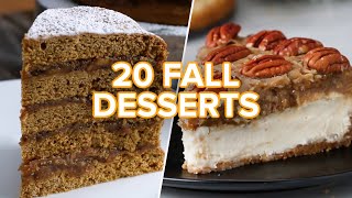 20 Tasty Fall Desserts [upl. by Schell]