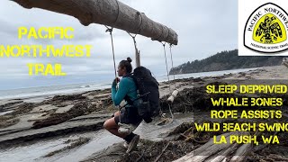 Sleep Deprived Hiking  Whale Bones  Wild Beach Swings Rope Climbs La Push  The PNT [upl. by Sharp]