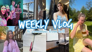 STUDENT ACTUARY VLOG 1  SP8 tutorial karaoke  commute from hell LondonCambridge [upl. by Shane]