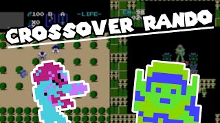 NES Crossover Rando zelda metroid randomizer [upl. by Aillicirp]