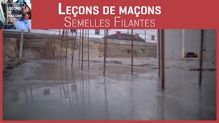 Les bons gestes en maçonnerie  Semelles Filantes [upl. by Friedlander130]