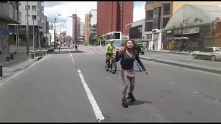 CICLOVIA SEPTIMA DE BOGOTA [upl. by Pulsifer639]