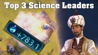 Top 3 Science Civs in Civilization VI [upl. by Ettelorahc]