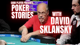 PODCAST Poker Stories With David Sklansky [upl. by Evante]