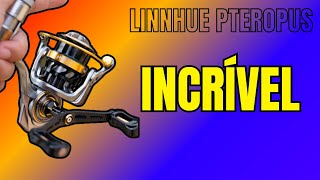 Review Rápido Molinete Linnhue Pteropus Leve Poderoso e Perfeito Para Pesca Ultralightmolinete [upl. by Urbain]