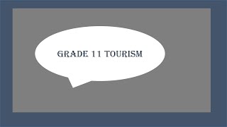 GRADE 11 TOURISM TERM 4 NOVEMBER 2023 SECTION A SHORT QUESTIONS [upl. by Skill]