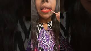 Kissable lips volume 23 Red lip gloss from the dollar tree [upl. by Aiciram]