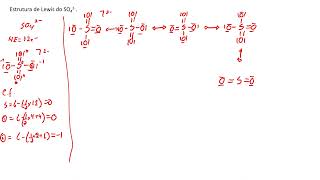 Exercicio  Estrutura de Lewis  H2SO4 [upl. by Thorrlow]